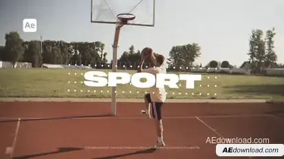 Dynamic Sports Opener for After Effects Openers template preview