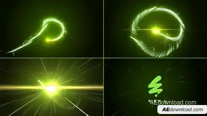 Dynamic streak Logo Reveal Logo Stings template preview
