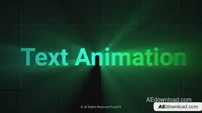 Dynamic Text Animation Titles template preview