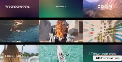 Dynamic Travel Slideshow Openers template preview