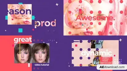 Dynamic Typo Product Promo template preview