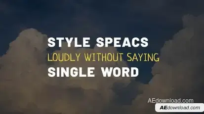 Dynamic Typography | After Effects Titles template preview