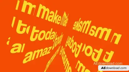 Dynamic Typography Loops Video Displays template preview