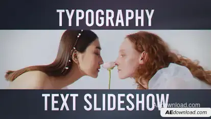 Dynamic Typography Slideshow Openers template preview