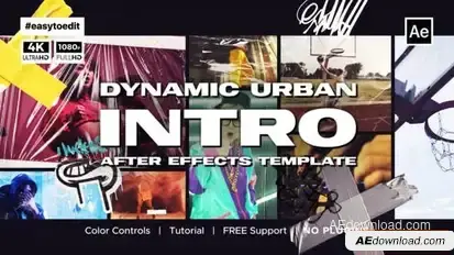 Dynamic Urban Intro Openers template preview