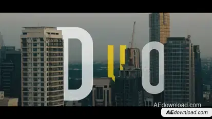 Dynamic Urban Opener Video Displays template preview