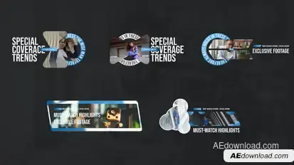 Dynamic Urban Titles Titles template preview