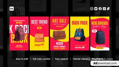 E-Commerce Instagram Reels Product Promo template preview