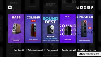 E-Commerce Instagram Reels Product Promo template preview