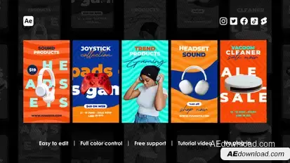 E-Commerce Instagram Reels Product Promo template preview