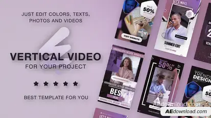 E-Learning Instagram Stories TikTok Shorts - Online Educational Course Promo Vertical Reels Product Promo template preview