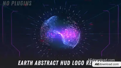 Earth Abstract Logo Reveal Logo Stings template preview
