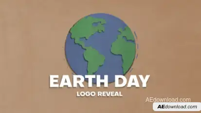 Earth Day Logo Reveal Logo Stings template preview