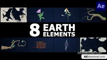 Earth Elements | After Effects Elements template preview