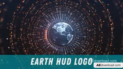 Earth HUD Logo Logo Stings template preview