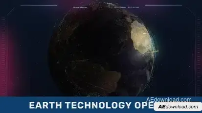 Earth Technology Opener Openers template preview