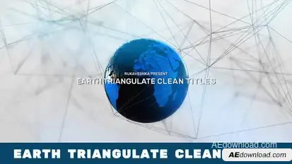 Earth Triangulate Clean Titles Titles template preview