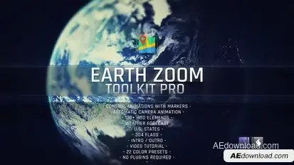 Earth Zoom Toolkit Pro broadcast-packages template preview