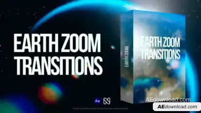 Earth Zoom Transitions Elements template preview