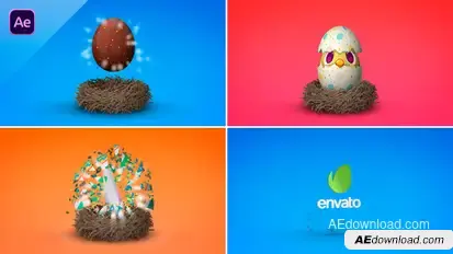 Easter Egg - Logo Reveal Easter template preview