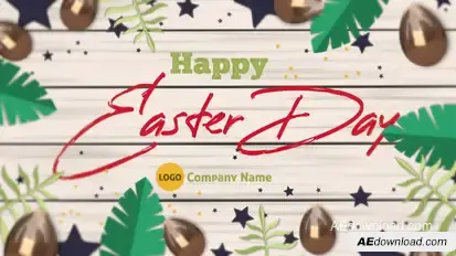 Easter Greetings Easter template preview