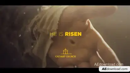 Easter In Photos Church Package Easter template preview