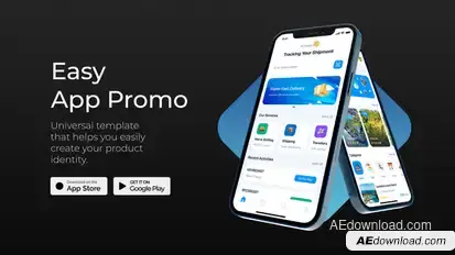 Easy App Promo Product Promo template preview