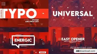 Easy Energetic Intro Openers template preview