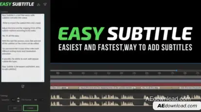 Easy Subtitle Titles template preview