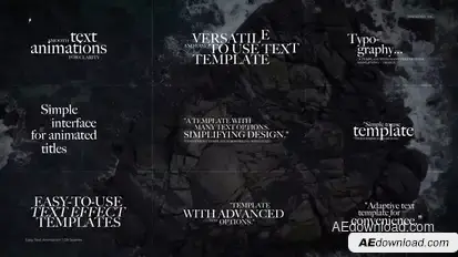Easy Text Animation | After Effects Titles template preview