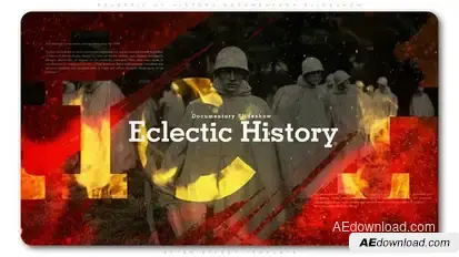 Eclectic of History Documentary Slideshow Openers template preview