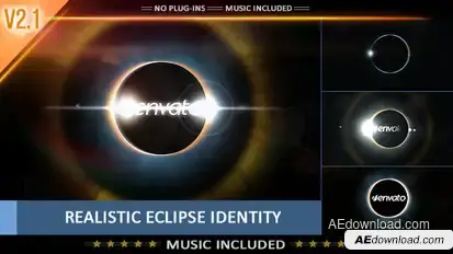 Epic Eclipse Cinematic Logo Intro Logo Stings template preview