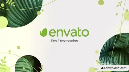 Eco Presentation Video Displays template preview
