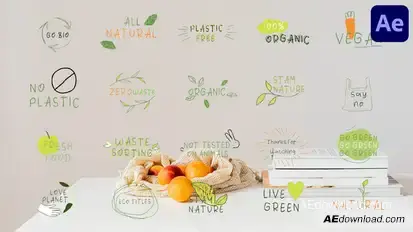 Eco Titles for After Effects Titles template preview
