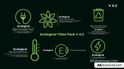 Ecological Titles Titles template preview