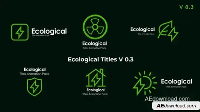 Ecological Titles V 0.3 Titles template preview