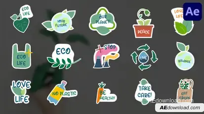 Ecology Titles for After Effects Titles template preview