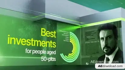 Economics News Breaking Business News broadcast-packages template preview