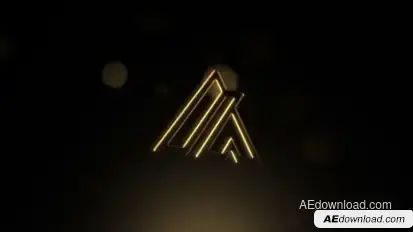 Edge Glow Logo Reveal Logo Stings template preview