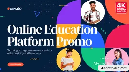 Education Slideshow Video Displays template preview
