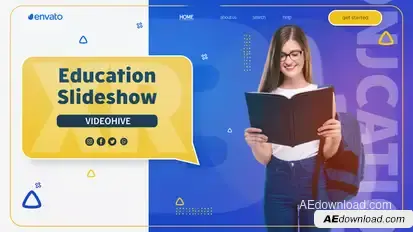 Education Slideshow Product Promo template preview