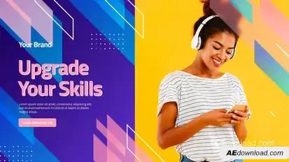 Education Slideshow Video Displays template preview