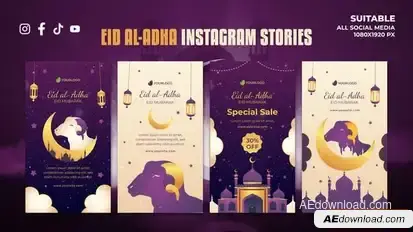 Videohive Eid al-Adha Instagram Stories | Eid Celebration Stories Openers template preview