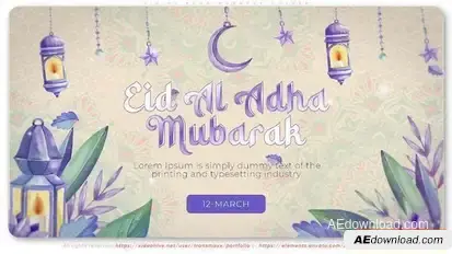 Eid Al Adha Mubarak Opener Openers template preview