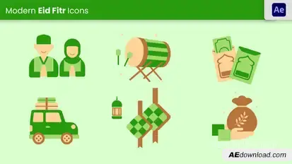 Eid Al Fitr Pack Elements template preview