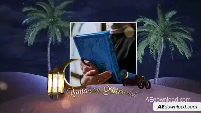 Eid and Ramadan Slideshow Ramadan Free Templates template preview