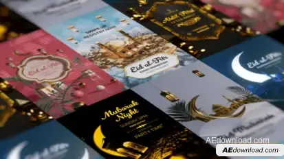 Eid Mubarak and Ramadan Stories Pack Openers template preview