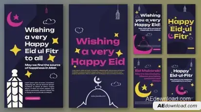 Eid Mubarak | Ramadan Instagram stories Openers template preview