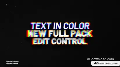Elastic Titles Animation | After Effects Titles template preview