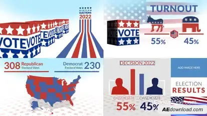 Elections 2022 Opener broadcast-packages template preview
